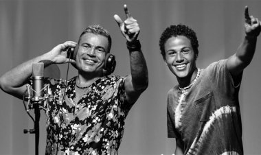 عمرو دياب يطرح دويتو غنائي مع ابنه عبد الله