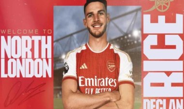 أرسنال يعلن رسميًا ضم ديكلان رايس بعقد طويل الأمد