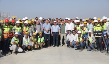 وزير النقل يتفقد مشروع استكمال تطوير ميناء السخنة ويتابع اللمسات النهائية لـ «محطة حاويات هاتشيسون»