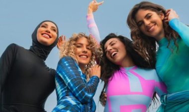 هادية غالب تثير الجدل  بـ«البوركيني الأسود»