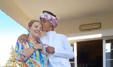 نجل كريستيانو في الزي السعودي يثير جدلاً