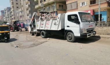 استمرار رفع تراكمات القمامة والمخلفات الصلبة في نطاق «دكرنس» بمشاركة 8 وحدات محلية