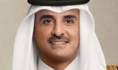 أمير دولة قطر يستقبل رئيس قرغيزستان