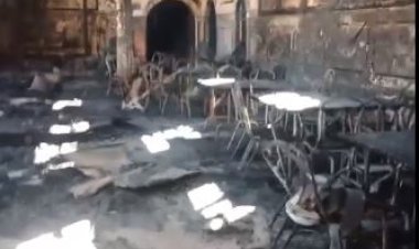 «التهم قاعة أفراح ومحلين ومطعم ومحمصة».. تفاصيل جديدة عن حريق محطة الرمل (صور)