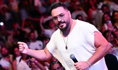 بالصور.. رامي عياش يتألق بأضخم "وايت بارتي" صباحي في العلمين الجديدة