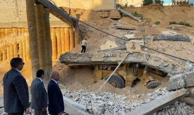 تفاصيل انهيار سور مجمع النيابات الإدارية في التجمع الخامس
