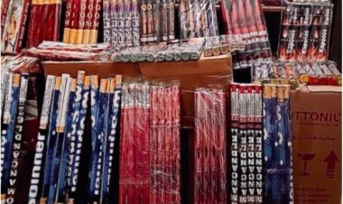 العثور على مليون صاروخ  ألعاب نارية داخل مخزن  بالجمالية