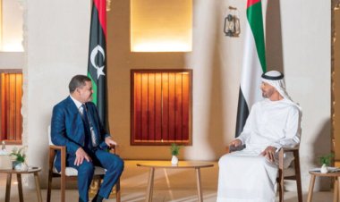 بن زايد والدبيبة يشيدان باستئناف رحلات الطيران المباشرة بين الإمارات وليبيا