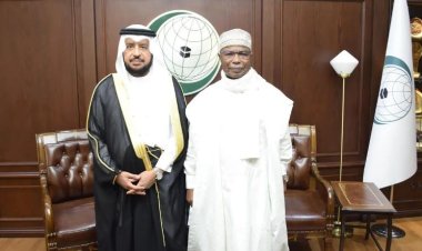 الأمين العام لمنظمة التعاون الإسلامي يستقبل الأمين العام المساعد لرابطة العالم الإسلامي