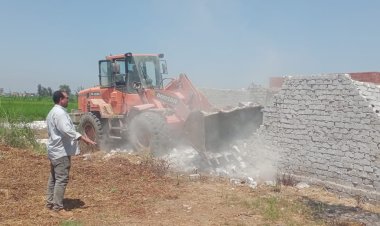 محافظ كفر الشيخ: تنفيذ 119 حالة تعدي على مساحة 111 ألف و 783 متر