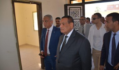 وزير التنمية المحلية ومحافظ الفيوم يتفقدان مشروعات «حياة كريمة» بقرية كحك بحري