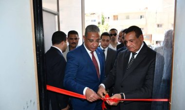وزير التنمية المحلية ومحافظ الفيوم يفتتحان المركز التكنولوجي المطور في أبشواي
