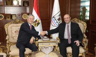 محافظ بني سويف يستقبل سفير كوريا الجنوبية في مستهل زيارته للمحافظة