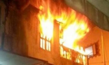 مصرع طفلين في حريق شقة سكنية بمنطقة بولاق الدكرور