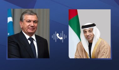 منصور بن زايد يجري اتصالا هاتفيا برئيس أوزبكستان ويهنئه بمناسبة عيد ميلاده