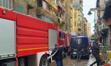 اخماد حريقين نشبا بمخلفات فى المنيب وحدائق الأهرام  