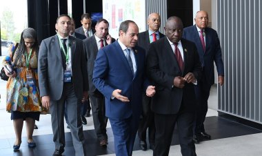 القمة الإفريقية الروسية| الرئيس السيسي يلتقي رئيس جمهورية جنوب أفريقيا