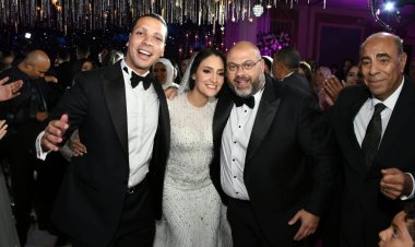 معتز التوني يحتفل بزفاف ابنة شقيقه بحضور نجوم المجتمع