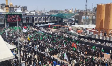 بالصور.. مراسم ركضة طويريج في كربلاء المقدسة