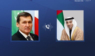 منصور بن زايد يتلقى هاتفياً تعازي نائب رئيس الوزراء وزير خارجية تركمانستان بوفاة سعيد بن زايد