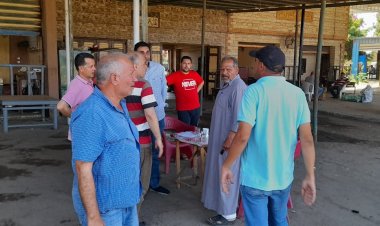 حملات توعية ونظافة وتطهير مصارف ومحطات خفض منسوب بكفر الشيخ