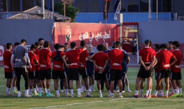 في غياب على لطفي.. الأهلي يختتم تدريباته استعدادًا لمباراة الداخلية