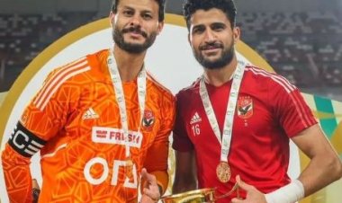 «كنت خير صديق».. محمد الشناوي يودع على لطفي بعد انتقاله لصفوف زد