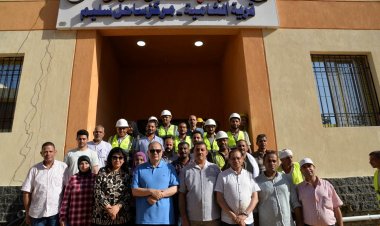 محافظ أسيوط يتفقد أعمال تنفيذ المجمع الصناعي الحرفي بقرية الشامية بمركز ساحل سليم بتكلفة 40 مليون جنيه