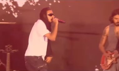 كلاكيت تاني مرة.. مروان بابلو بالحجاب في حفل كايروكي