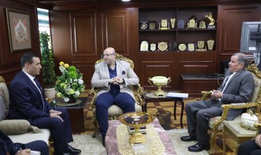 محافظ بني سويف يستقبل رئيس الجهاز التنفيذي للهيئة العامة لتعليم الكبار