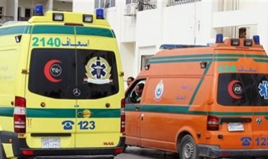 إصابة 4 أشخاص في حادث تصادم سيارة ملاكي بالرصيف في أطفيح
