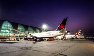 مبنى المسافرين 3 بمطار دبي يستقبل أولى رحلات طيران كندا