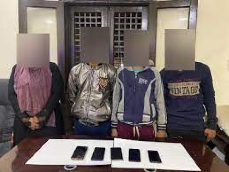 سقوط أخطر تشكيل عصابى بعد سرقتهم 11هاتف محمول بالزاوية الحمراء