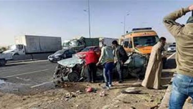 مصرع شاب في حادث تصادم بطريق مصر العلمين