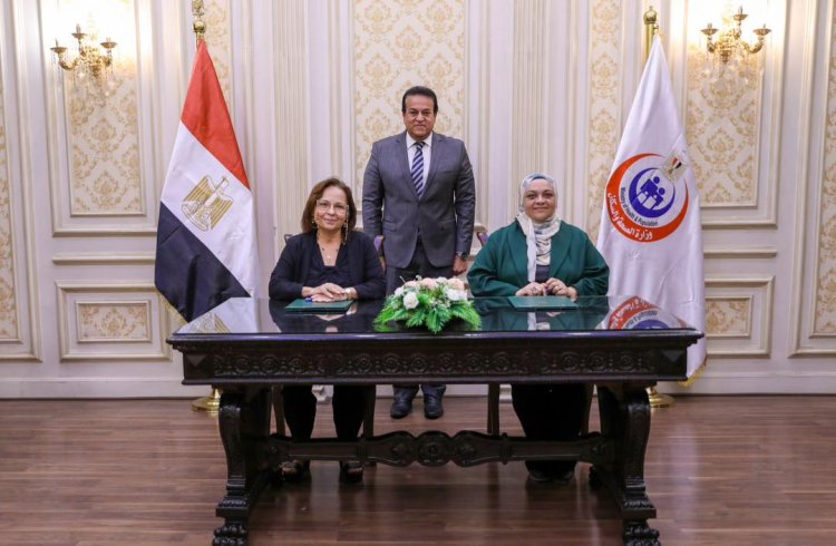 وزير الصحة يشهد توقيع مذكرة تفاهم بين «القومي للطفولة والأمومة والأمانة العامة للصحة النفسية»