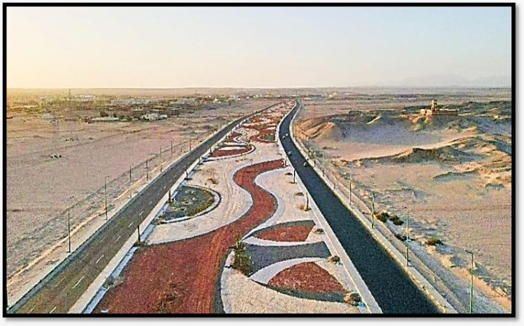 وزير الإسكان ومحافظ البحر الأحمر يتفقدان مشروع تطوير طريق المطار بمدينة الغردقة
