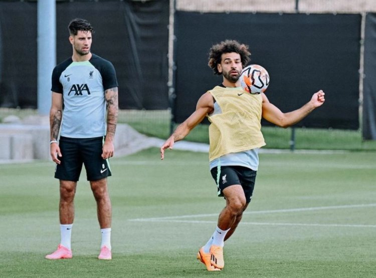 محمد صلاح يساهم في هدف رائع خلال مران ليفربول | فيديو