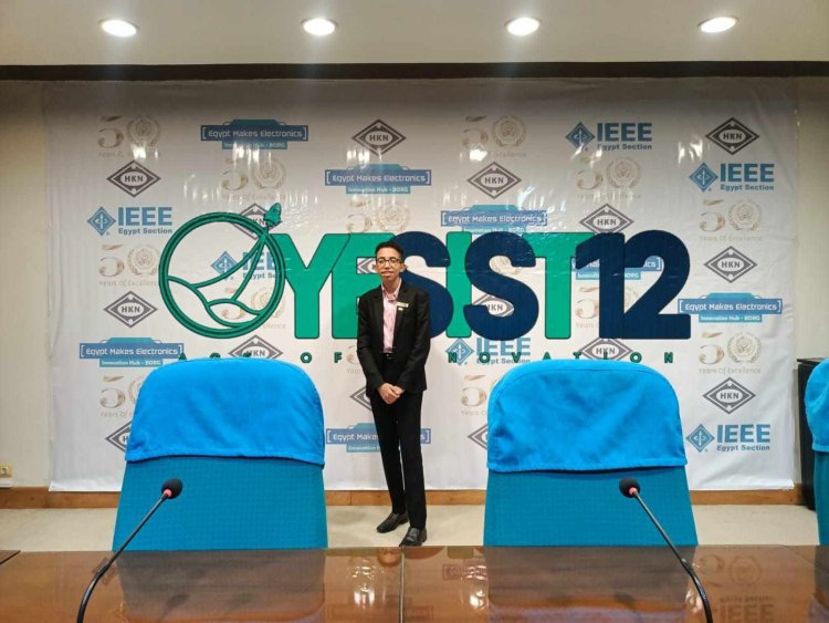 وزير الرياضة يهنئ ياسين علي لحصوله على المركز الثاني فردي جمهوري  بمسابقة «IEEE Yesist12 2023»