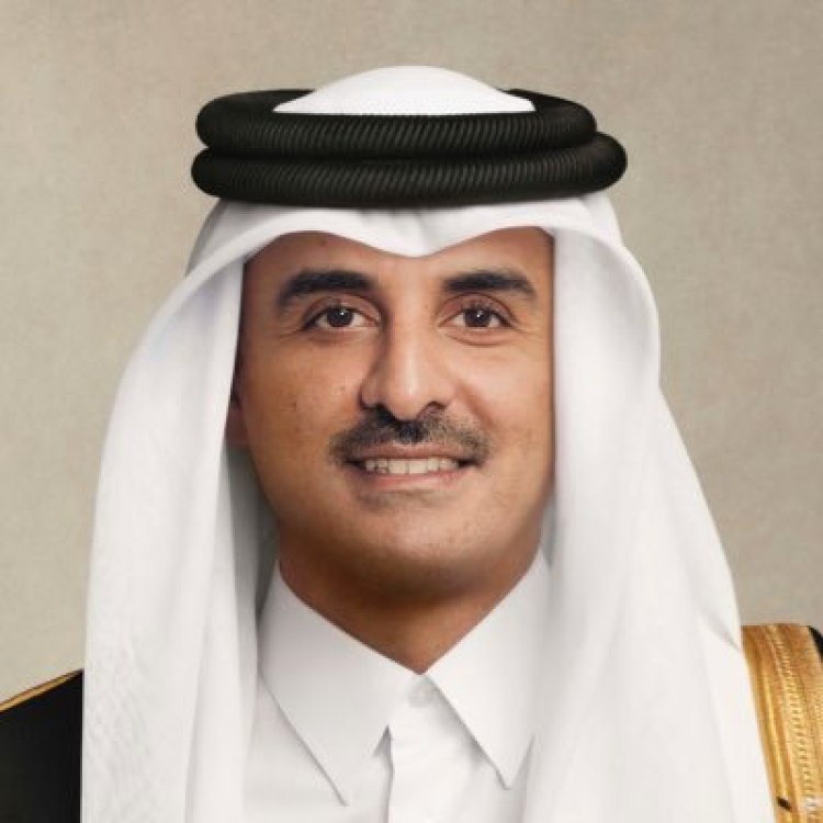 أمير دولة قطر يستقبل رئيس قرغيزستان