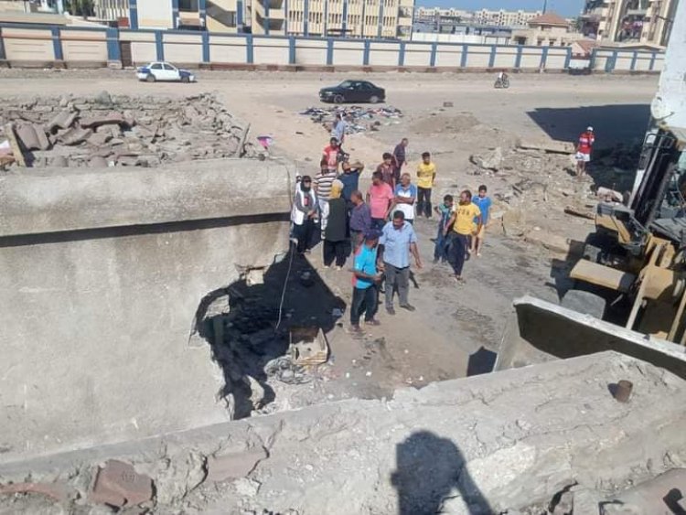 إخلاء سوق خديجة ببورسعيد تمهيدا لتحويله إلى سوق حضاري