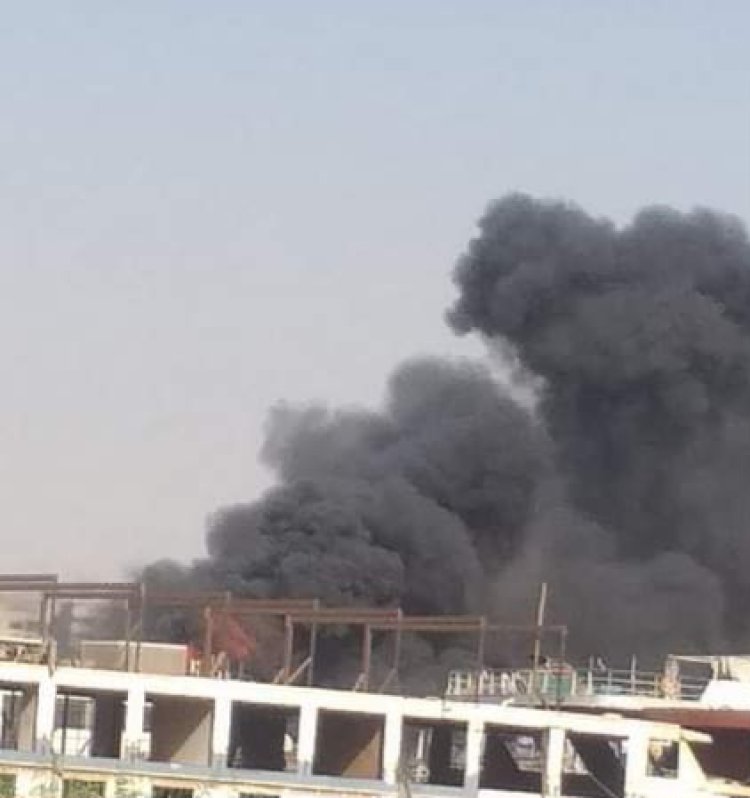 نشوب حريق داخل مركب نيلى بالحوامدية
