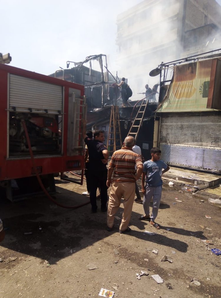 حريق بالمبنى الإداري الجديد لاتحاد نقابات المهن الطبية