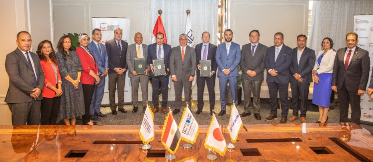 باستثمارات 5 مليون دولار.. توقيع تخصيص أرض لمركز صيانة مضخات المياه بين السويدي للتنمية الصناعية وتوريشيما اليابانية