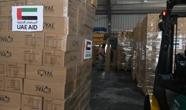 الإمارات ترسل باخرة تحمل 250 طن مساعدات لأوكرانيا