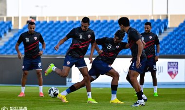 بحضور جماهيره.. الزمالك يستعد لمواجهة النصر السعودي بمرانه الختامي