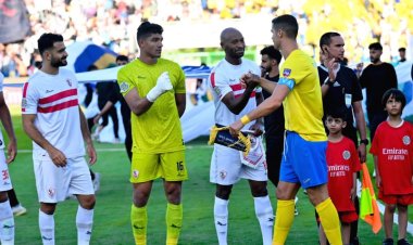 لقاء خاص بين رونالدو وشيكابالا بعد مباراة النصر والزمالك | فيديو