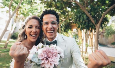 طه دسوقي يحتفل بزفافه على الاستايلست نادين كتشيدجيان