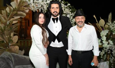 عمرو عبد الجليل ومحمد عبد الحافظ وأحمد سلامه ونجوم الفن في زفاف ابنة يحيى الصعيدي.. صور 