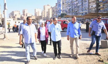 محافظ الغربية يتابع أعمال التطوير بالمحلة الكبرى خلال جولة صباحية