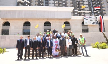 وزيرة الإسكان الكاميرونية وسفير الكاميرون بالقاهرة يزوران بعض المشروعات